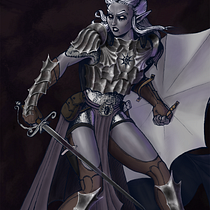 Meu projeto do curso: Concept art para design de personagens e worldbuilding Ein Projekt aus dem Bereich Traditionelle Illustration, Design von Figuren, Digitale Illustration, Concept Art, Digitale Zeichnung und Digitale Malerei von atilatahim - 21.11.2024