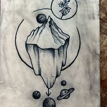 Mi proyecto del curso: Técnicas de tatuaje blackwork con línea fina. Un progetto di Design di tatuaggi di Melissa Santel - 30.11.2022