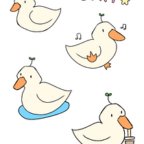 Mi proyecto del curso: Ilustración kawaii: crea personajes encantadores Ein Projekt aus dem Bereich Traditionelle Illustration und Design von Figuren von marge4mca - 29.11.2022
