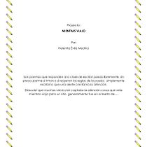 'Mientras Viajo': Mi proyecto del curso: Escritura creativa: desbloqueos, disparadores e ideas. Writing, Creativit, Stor, telling, Narrative, and Creative Writing project by Helenita Evila Medina - 11.30.2022