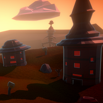 Mi proyecto del curso: Modelado de escenarios low poly para videojuegos. Un proyecto de 3D y Modelado 3D de Richard Daniel Rodriguez Toro - 29.11.2022