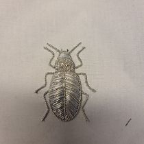 Mein Abschlussprojekt für den Kurs: Goldstickerei für Anfänger: Gestalte Naturporträts. Un projet de Broderie , et Art textile de uyoyo_okpowe - 20.11.2022