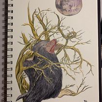 My project for course: Surrealist Illustration Inspired by Nature Ein Projekt aus dem Bereich Traditionelle Illustration, Bleistiftzeichnung, Zeichnung, Artistische Zeichnung, Naturalistische Illustration und Zeichnen mit Buntstiften von beneandthegesseritsart - 30.11.2022