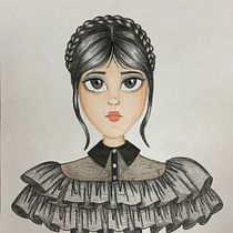 Meu projeto do curso: Desenho fanart com aquarela e lápis de cor. Traditional illustration, Painting, Watercolor Painting, Portrait Drawing, Children's Illustration, and Colored Pencil Drawing project by Daniela Martins - 11.27.2022