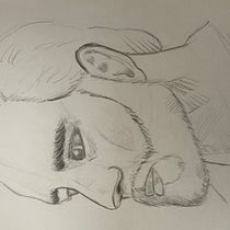 Mein Abschlussprojekt für den Kurs: Skizzenbuch für Porträts: Erkunde das menschliche Gesicht. Sketching, Drawing, Portrait Drawing, Artistic Drawing, and Sketchbook project by Dominik - 11.30.2022