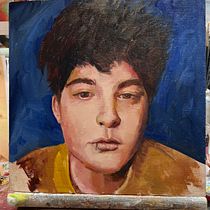 My project for course: Portrait Painting with Oil: Explore Light and Shade. Fine Arts, Painting, and Oil Painting project by Ruth Bullock - 12.01.2022