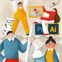 My project for course: Character Exploration for Expressive Illustration. Traditional illustration, Character Design, Drawing, and Digital Illustration project by Juliya Demchenko - 12.07.2022