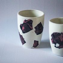 My project for course: Marbling Techniques for Ceramics. Accessor, Design, Arts, Crafts, and Ceramics project by agatapilip - 12.02.2022