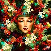 My project for course: Digital Fantasy Portraits with Photoshop. Traditional illustration, Drawing, Digital Illustration, Portrait Drawing, Digital Drawing, and Digital Painting project by knotts.emerald - 12.02.2022