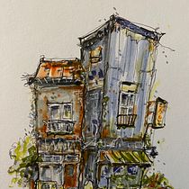 My project for course: Expressive Architectural Sketching with Colored Markers Ein Projekt aus dem Bereich Skizzenentwurf, Zeichnung, Architektonische Illustration, Sketchbook und Illustration mit Tinte von Jane Bardoe - 02.12.2022