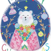 Mon projet du cours : Cartes de vœux : concevez et vendez votre collection. Projekt z dziedziny Trad, c, jna ilustracja, Br, ing i ident, fikacja wizualna, Grafika ed, torska, Projektowanie graficzne, Ilustracja c i frowa użytkownika weilin_bellina_hu - 02.12.2022
