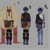 Meu projeto do curso: Desenho de personagens repletos de carisma - Shirogane "Oni" Ao. Projekt z dziedziny Projektowanie postaci, Sketching,  R, sunek, Stor, telling, Stor, board,  R, sunek art, st, czn i Narracja użytkownika Ariel Lemos Assis d'Arêde - 02.12.2022