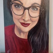 My project for course: Portrait Painting with Oil: Explore Light and Shade. Fine Arts, Painting, and Oil Painting project by Erin Bartels - 12.02.2022