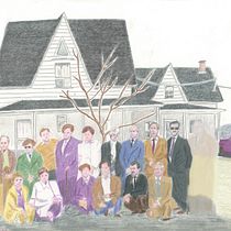 Le cycle des maisons abandonnées en milieu rural. Design de informação, Pós-produção fotográfica, Escultura, Infografia, Desenho, e Design projeto de Pierre-Luc Lupien - 02.12.2022