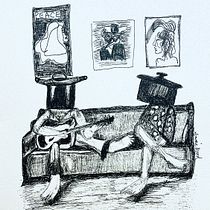 My project for course: Surrealistic Fineliner Illustration Ein Projekt aus dem Bereich Traditionelle Illustration, Bleistiftzeichnung, Zeichnung, Realistische Zeichnung, Artistische Zeichnung und Illustration mit Tinte von Annie Wood - 03.12.2022