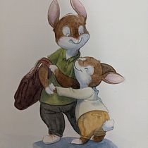 My project for course: Animal Characters in Watercolor for Children’s Books. Traditional illustration, Fine Arts, Painting, Drawing, Watercolor Painting, Children's Illustration, and Narrative project by szelli88 - 12.02.2022