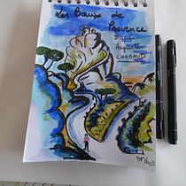 Mon projet du cours : Carnet de croquis pour explorer votre style de dessin. Traditional illustration, Sketching, Creativit, Drawing, Watercolor Painting, Sketchbook, and Gouache Painting project by domi_ferrer - 12.03.2022