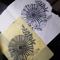 Mon projet du cours : Initiation aux techniques de tatouage. Ilustração tradicional, Desenho de tatuagens e Ilustração botânica projeto de marie billebeau - 03.12.2022