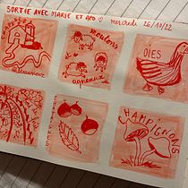 Mon projet du cours : Journal intime illustré : pratiquez au quotidien la pleine conscience. Fine Arts, Sketching, Creativit, Drawing, and Sketchbook project by Aniès frao - 12.03.2022