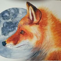 Mi proyecto del curso: Retratos expresivos de animales en acuarela. Traditional illustration, Watercolor Painting, Realistic Drawing, and Naturalistic Illustration project by Martha Ortiz - 12.04.2022