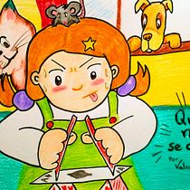 "QUE NO SE CAIGA" Valeria Nuñez . Projekt z dziedziny Pisanie, Stor, telling, Ilustracje dla dzieci, Kreat, wne zabaw, z dziećmi, Narracja, Beletr, st, ka, Kreat, wne pisanie i Literatura dziecięca użytkownika Valeria Cortes - 21.12.2022