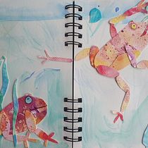 discovering colours, association, storytelling, happyness: Kreatives Sketching mit Aquarell für Anfänger. Traditional illustration, Sketching, Creativit, Drawing, Watercolor Painting, and Sketchbook project by netti - 12.04.2022