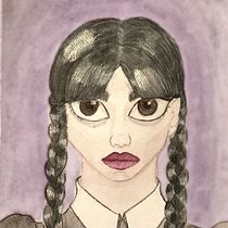 Il mio progetto del corso: Disegno fan art con acquerelli e matite colorate. Ilustração tradicional, Pintura, Pintura em aquarela, Desenho de retrato, Ilustração infantil, e Desenho com lápis de cor projeto de Viola Graziosi - 04.12.2022