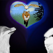 Mon projet du cours : Initiation à l'illustration numérique d'animaux fantastiques. Traditional illustration, Drawing, Digital Illustration, Digital Drawing, and Digital Painting project by sorink_art - 12.04.2022