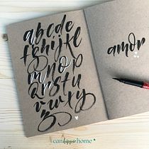 Mi proyecto del curso: Caligrafía itálica con brush pen Ein Projekt aus dem Bereich Kalligrafie von Marta Palau Queralt - 04.12.2022