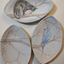 My project for course: Hand-Painted Ceramics Ein Projekt aus dem Bereich Traditionelle Illustration, H, werk, Bildende Künste und Keramik von Jana Cerna - 04.12.2022