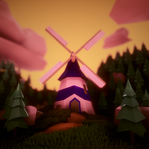 Mi proyecto del curso: Modelado de escenarios low poly para videojuegos. Un proyecto de 3D y Modelado 3D de Pedro Samuel Rodríguez - 19.11.2022