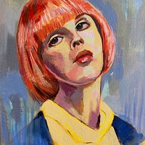 My project for course: Portrait Painting with Oil: Explore Light and Shade. Fine Arts, Painting, and Oil Painting project by judy_skatssoon - 12.05.2022