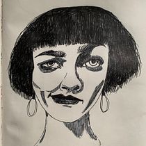 My project for course: Portrait Sketchbooking: Explore the Human Face. Sketching, Drawing, Portrait Drawing, Artistic Drawing, and Sketchbook project by Corrie Kempiiha - 12.01.2022