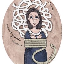 My project for course: Artistic Illustration: Draw from Your Imagination. Traditional illustration, Painting, Creativit, Pencil Drawing, and Drawing project by doudoll - 12.05.2022