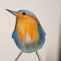 My project for course: Artistic Watercolor Techniques for Illustrating Birds. Traditional illustration, Realistic Drawing, and Naturalistic Illustration project by arrayoflight_2000 - 12.04.2022