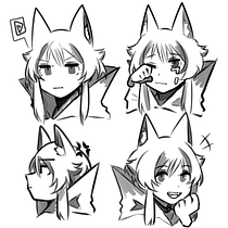 My project for course: The Art of Manga: Drawing Unique Characters. Character Design, Pencil Drawing, Drawing, Ink Illustration, and Manga project by kelly_lam - 12.04.2022