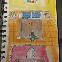 Meu projeto do curso: Sketchbook experimental: encontre seu estilo de desenho. Traditional illustration, Sketching, Creativit, Drawing, Watercolor Painting, Sketchbook, and Gouache Painting project by elaineassisbrasil - 12.02.2022
