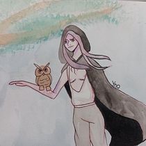 Mi proyecto del curso: Personajes fantásticos con tinta y acuarela . Traditional illustration, Character Design, Pencil Drawing, Drawing, Watercolor Painting & Ink Illustration project by Yno Alex Leppe Montenegro - 12.04.2022
