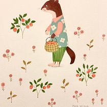 My project for course: Delicate Watercolors for Narrative Illustration. Un projet de Illustration traditionnelle, Aquarelle et Illustration jeunesse de Nina Mistry-Rhoades - 03.12.2022