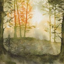 My project for course: Dreamy Watercolor Landscapes: Paint with Light. Un projet de Peinture , et Aquarelle de Mary Herbert - 05.12.2022