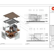 Mi proyecto del curso: Diseño y modelado arquitectónico 3D con Revit. Un projet de 3D, Architecture, Architecture d'intérieur, Modélisation 3D, Architecture numérique , et ArchVIZ de Angie Melissa Reyes Nuñez - 06.12.2022