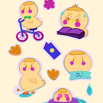Meu projeto do curso: Ilustração kawaii: crie personagens adoráveis Ein Projekt aus dem Bereich Traditionelle Illustration, Design von Figuren und Manga von Kaori Rossi - 05.12.2022