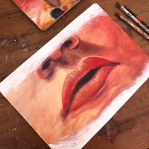 Mi proyecto del curso: Pintura de ojos al óleo: el alma del retrato. Pintura, e Pintura a óleo projeto de Brenda Stricker - 06.12.2022