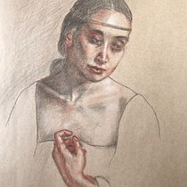 Mi proyecto del curso: Dibujo de retrato clásico: el método del Renacimiento. Fine Arts, Sketching, Drawing, Portrait Drawing, Realistic Drawing, and Artistic Drawing project by Juan Salom - 12.06.2022