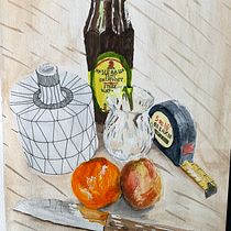 My project for course: Contemporary Still Life with Watercolor. Een project van Traditionele illustratie, Schilderij y Aquarelschilderen van Sally - 06.12.2022