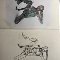 Il mio progetto del corso: Disegno anatomico per principianti. Fine Arts, Sketching, Pencil Drawing, Drawing, Realistic Drawing, and Figure Drawing project by MIHAELA MARGINEANU - 12.06.2022