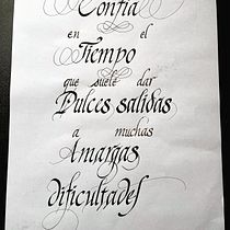 Mi proyecto del curso: Introducción a la caligrafía itálica Ein Projekt aus dem Bereich Kalligrafie von jdiazchicano - 06.12.2022