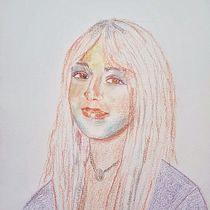 Mi proyecto del curso: Dibujo de retratos llamativos con lápices de colores. Drawing, Sketchbook, Colored Pencil Drawing, and Pencil Drawing project by Victoria Beresi - 12.06.2022