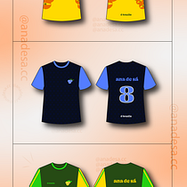 Meu projeto do curso: Design de estampas para roupas. Traditional illustration, Pattern Design, Fashion Design, and Digital Illustration project by Ana Carolina Sá - 12.06.2022