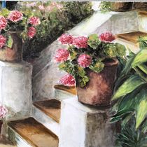 Mi proyecto del curso: Pintura realista al óleo: el color en la vegetación. Fine Arts, Painting, Oil Painting, and Naturalistic Illustration project by Ernesto Marín Andrade - 12.07.2022
